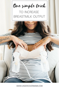 A Simple Trick to Increase Breastmilk Output!
